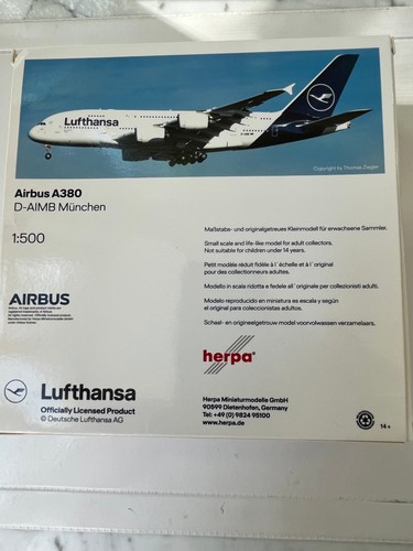 Herpa wings 500 airbus - 1:500,