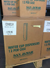 12 Stück San Jamar C3160CLR  Water Cup Dispenser Trinkbecherspedner NEU USA