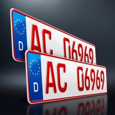 2 Händlerkennzeichen | rote