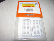 Roco  608 Minitanks  Militär Zubehör KFZ-Kennzeichen