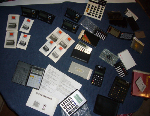 Taschenrechner konvolut solar - konvolut,