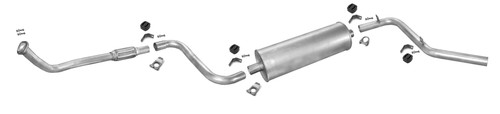 Auspuff für mercedes 208 - auspuff, t1