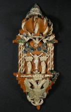 Weihwasserbecken Keramik Österreich Ungarn K.u.K. Doppeladler Krone Patriotika