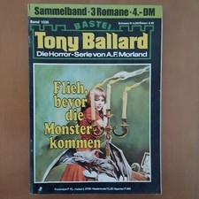Tony Ballard Sammelband Nr. 1036 (enthält Nr. 118,120,121)