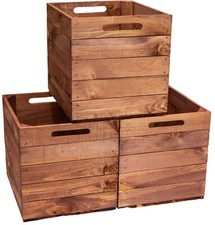 3er set holzkiste vintage - 3er,