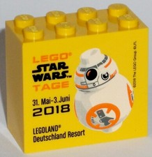 LEGO LEGOLAND Sammelstein collectible brick block STAR WARS 2018 BB-8 DROID