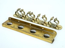 Wandhalterung für Billard Queue Messing Vintage antik