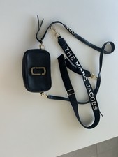 Neuw Tasche Marc Jacobs Schwarz Leder Np 625 Mit 2 Riemen