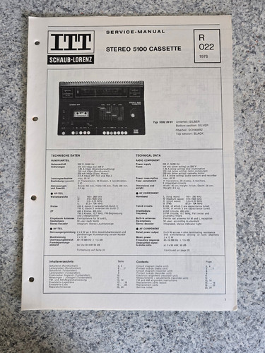Original itt schaub - original,