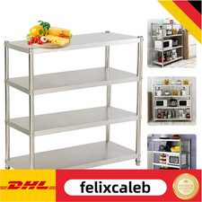 Edelstahlregal Küchenregal 4