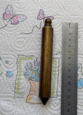 Altes Senklot. Schnurlot. Maurerlot. Pendel - 232 Gramm. Messing.