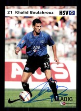 Khalid Boulahrouz Autogrammkarte Hamburger SV 2004-05 Original + A 189197
