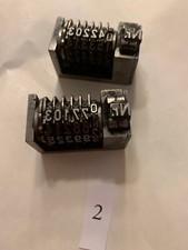 Zählwerke alt Nummerierwerk