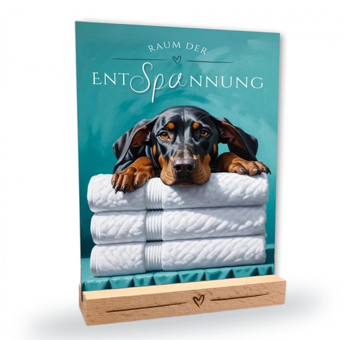 Hundeschild dobermann dobi - hundeschild,