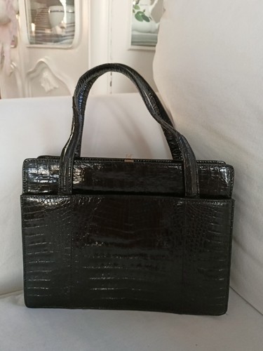 Vintage tasche krokodil leder - krokodil,