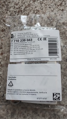 Bosch junkers gasart umbausatz - bosch, gasart-umbausatz