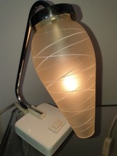 ROCKA BILLY 50-ER  JAHRE  KLEINE TISCHLAMPE / WEISS 