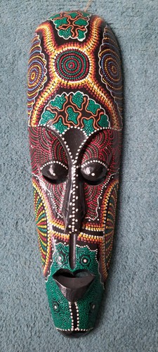 Holzmaske aus gambia 2012 - gambia,