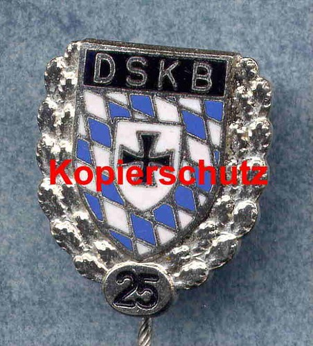 Abzeichen dskb 1874 25 - -,