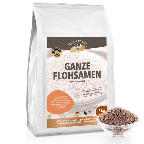 Indische flohsamen 3kg ganze - indische,