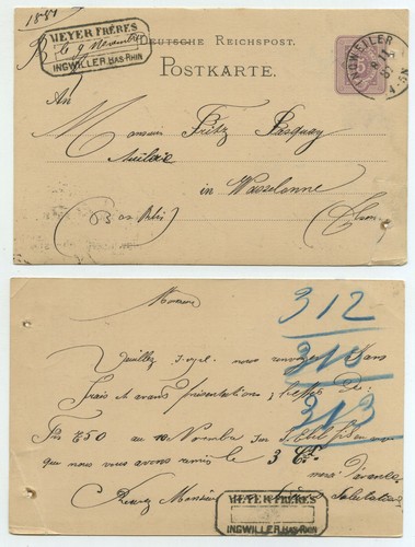 74960 ganzsache 10 - -,