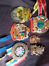 6 alte Fasching Orden  Konvulut Karneval Zugplakette 873 A