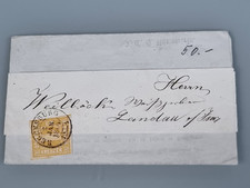 Brief Bayern 1 Kreuzer  gelb