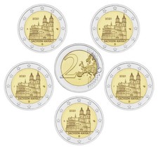 BRD 2 EURO SACHSEN-ANHALT -  MAGDEBURGER DOM 2021 KOMPLETTSATZ ODER EINZELSTÜCKE