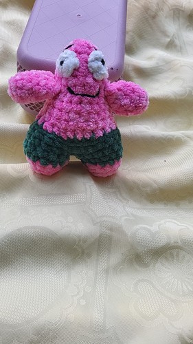 Patrick sponge bob amigurumi - sponge,
