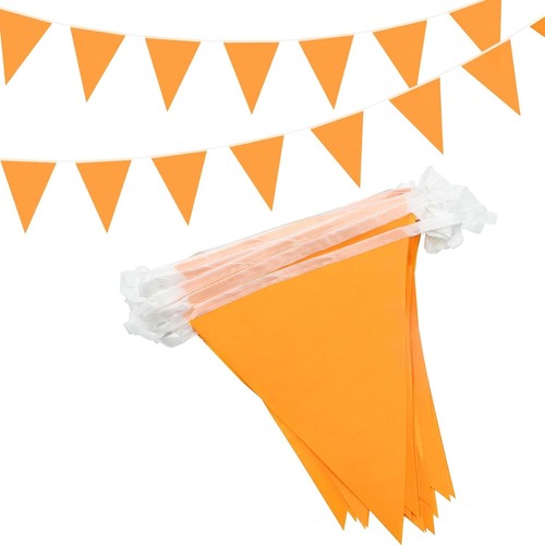 Wimpelkette 15m orange - orange, 42
