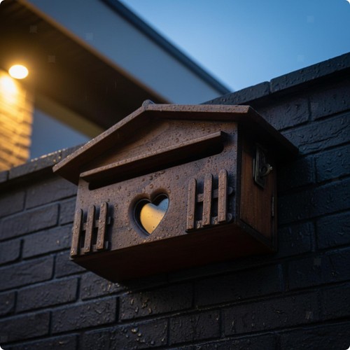 Holzbriefkasten