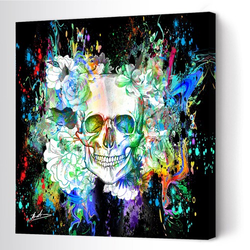 Totenkopf schädel abstrakt - totenkopf,