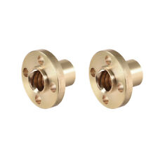 2x T8 Schraube Messingmutter