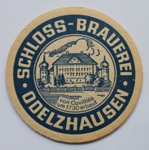 Bierdeckel schloßbrauerei - bierdeckel,