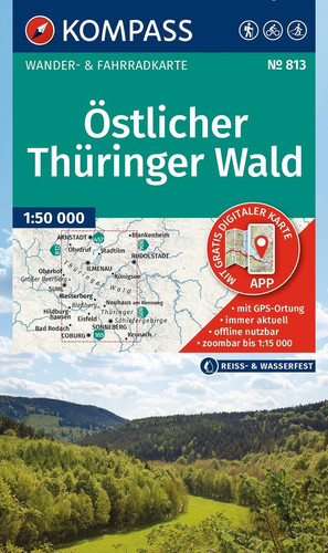 Kompass wanderkarte 813 - kompass,