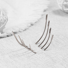 4 gebogene Sattlernadeln