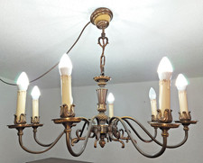 Massiver Kronleuchter Messing