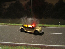 1:87 VW Käfer Beetle Vollbrand H0 LED 12V Feuer Oldtimer Patina Feuerwehr HO