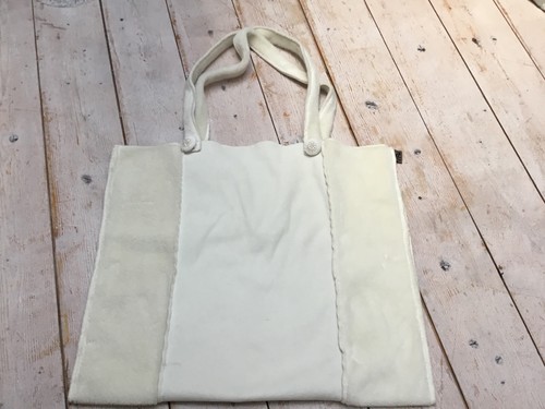 Fell tasche wollweiß - fell,