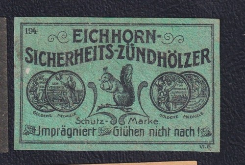 Altes streichholzetikett - altes,