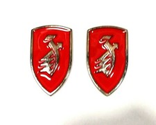 Paar Tank Embleme metallische