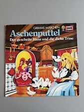 GRIMMS MÄRCHEN "ASCHENPUTTEL" KINDER SCHALLPLATTE LP EUROPA VERLAG VINYL 