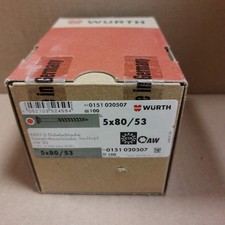 Würth Spanplattenschrauben Dübelschrauben torx verzinkt 5 x 80mm 100 Stück