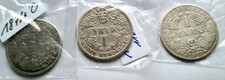 Kaiserreich 3 x seltene 1 Mark