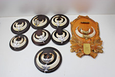 Sammlung Kapitale Keilerwaffen Trophäenbrett Wildschwein Hauer 8 Stück