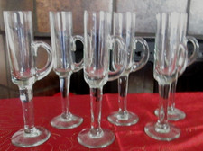 6 rustikale Schnapsgläser mit