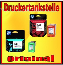 original HP 343 348 Photosmart C3170 C3180 C4180 C4190 D5160 Pro B8350 PSC 1510