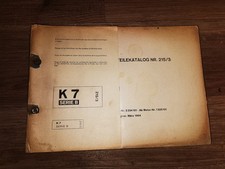 Gebrauchter Ersatzteilekatalog