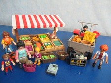 6121 Marktstand Traktor Gemüse Mama einkaufen Figuren z Bauernhof Playmobil 7526