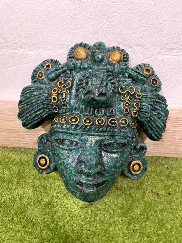 Wandmaske azteken maja méxico - wandmaske,